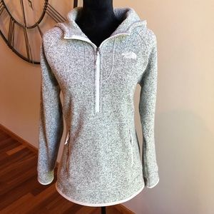 North Face 3/4 zip hoodie